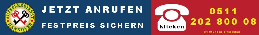 Schluesseldienst Hannover Ahlem Anruf Banner